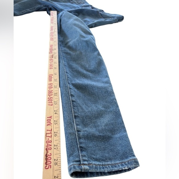 Madewell Womens 10" High Rise Skinny Jeans Sz 27 Button Fly Medium Wash Stretch - Picture 10 of 14